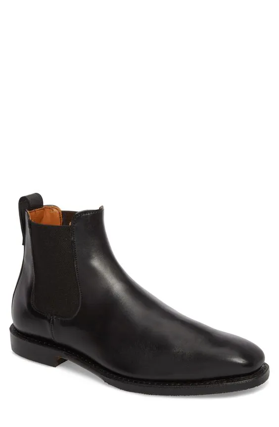 1396 Toscana Calzoleria Black Chelsea boot - Hand Crafted in Italy