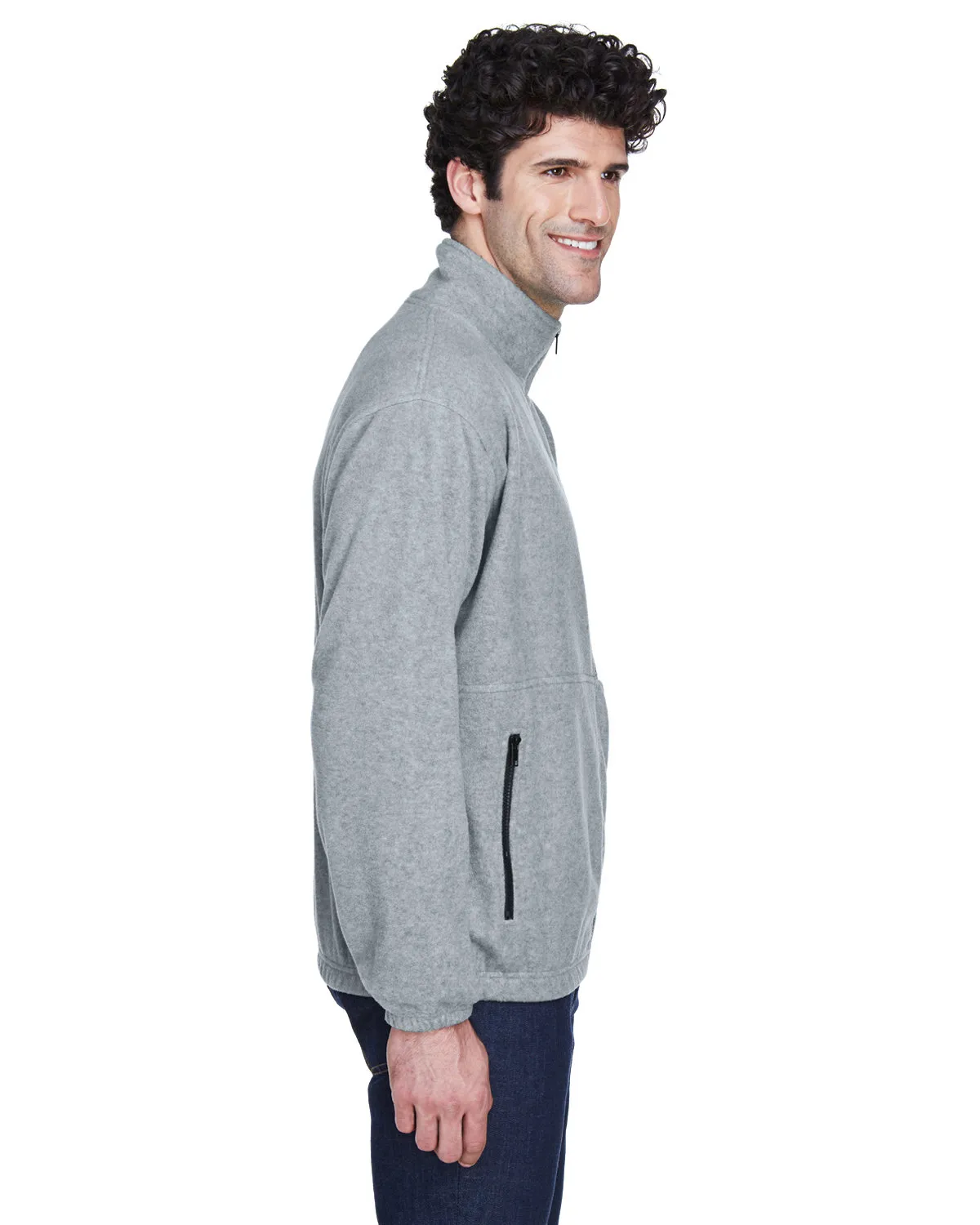 8485 UltraClub® Polyester Adult Iceberg Fleece Full-Zip Jacket SKU: 8485