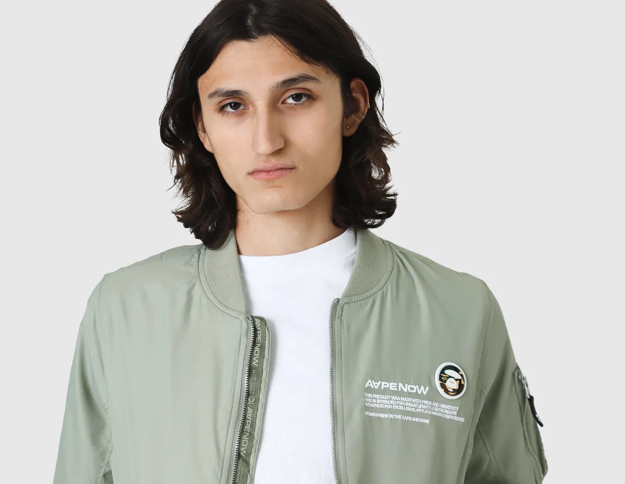 Aape Now Light Weight Jacket / Light Khaki