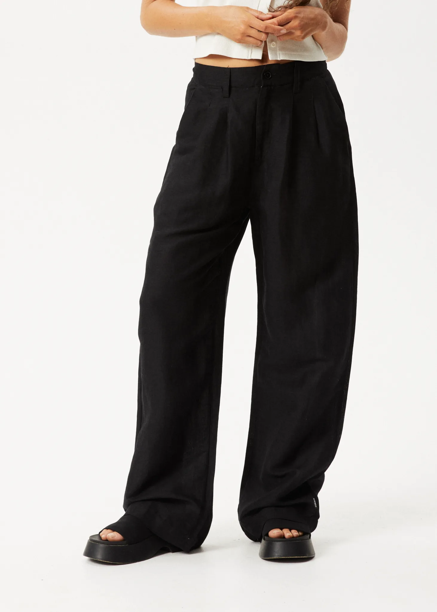 AFENDS Womens Maison - Pants - Black