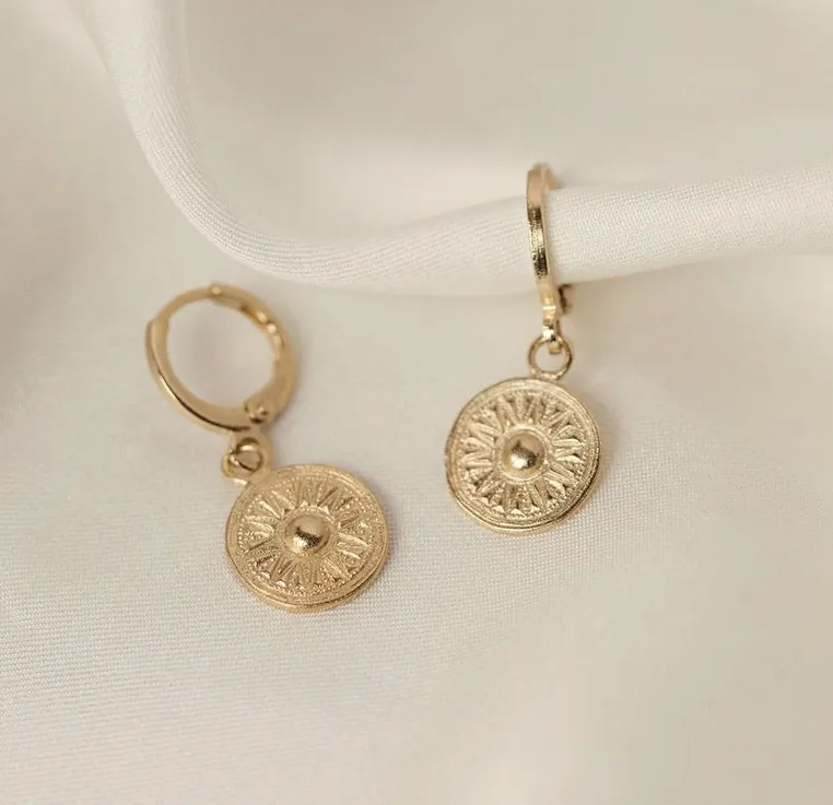 Agape Coin Earring