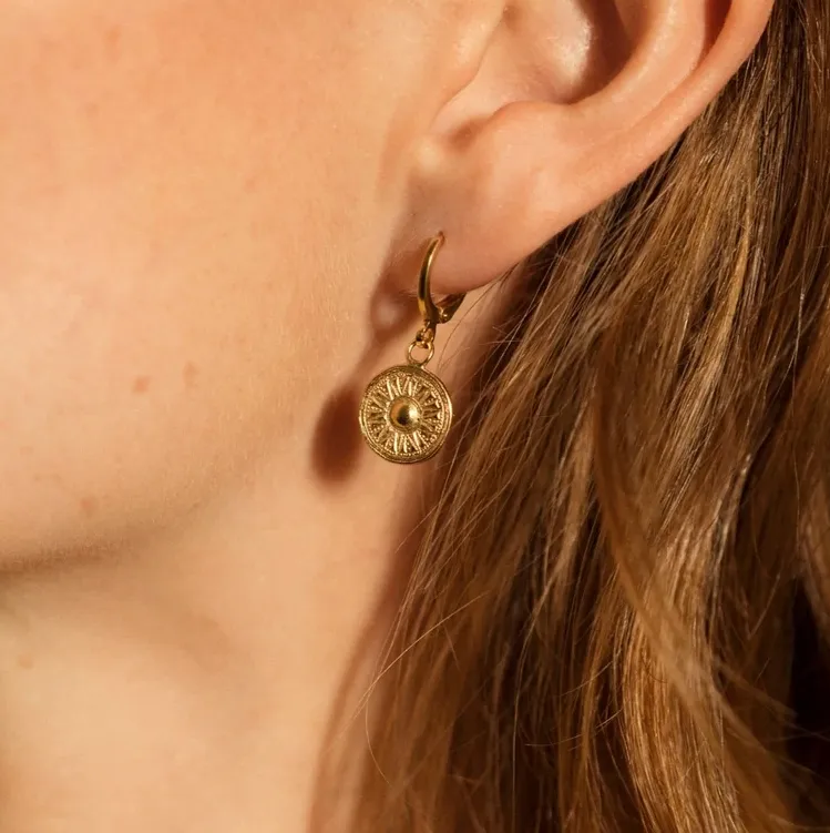 Agape Coin Earring