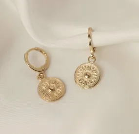 Agape Coin Earring