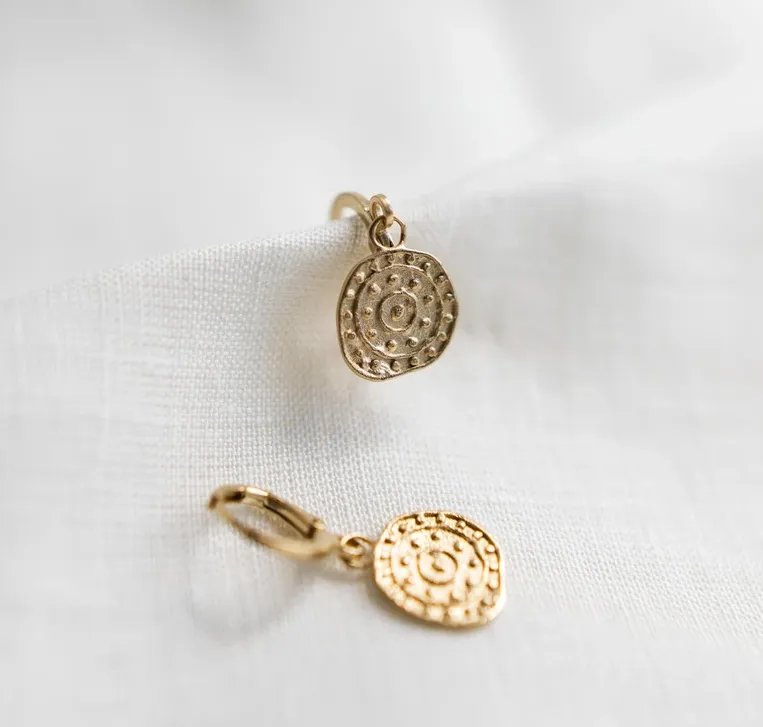 Agape Coin Earring