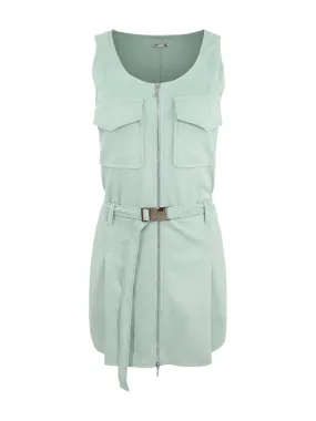 Alexis Taylee Dress Mini Suede in Sage