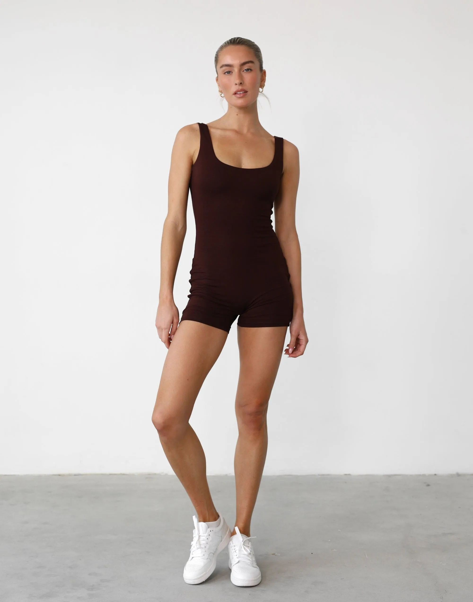 Amazia Playsuit (Cocoa)