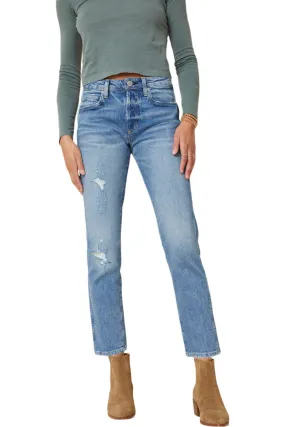 AMO Denim Tomboy Crop Jeans in Air