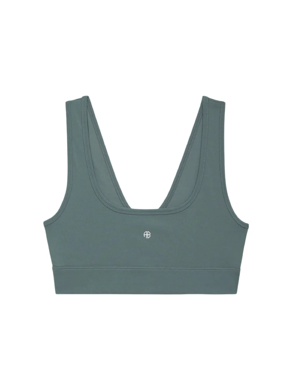 Anine Bing Renae Bra in Dark Sage