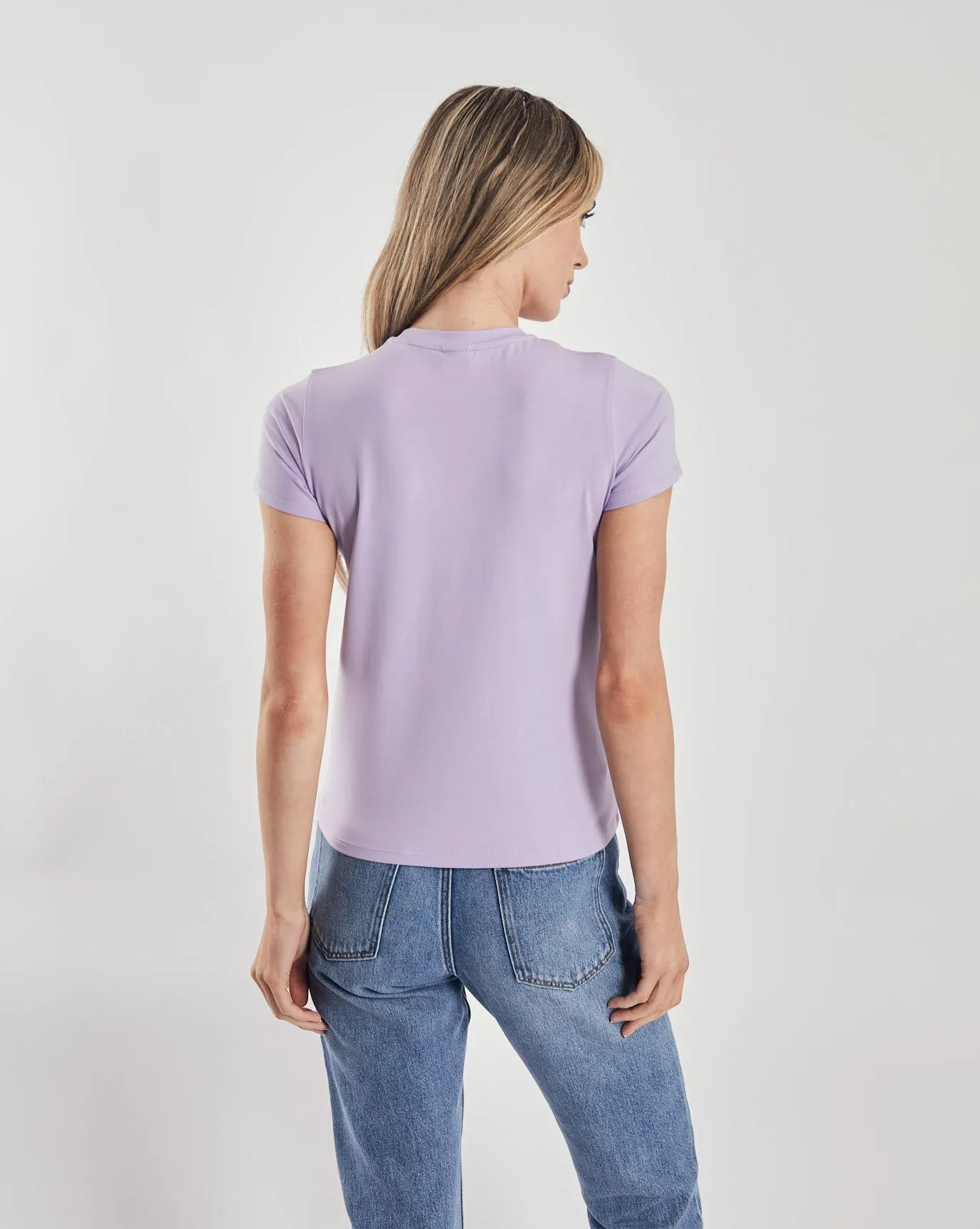 Anneli T-Shirt Purple Rose