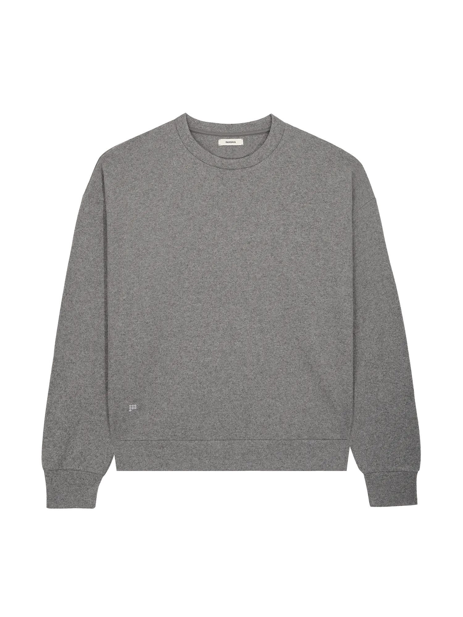 Archive Recycled Wool Jersey Oversized Sweater—volcanic grey