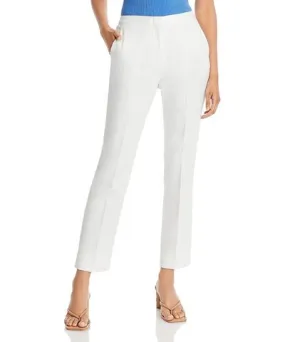 Bcbgmaxazria Womens Mid-Rise Slim Fit Straight Leg Pants