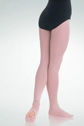 BODY WRAPPERS BACKSEAM CONVERTIBLE MESH TIGHTS-ADULT