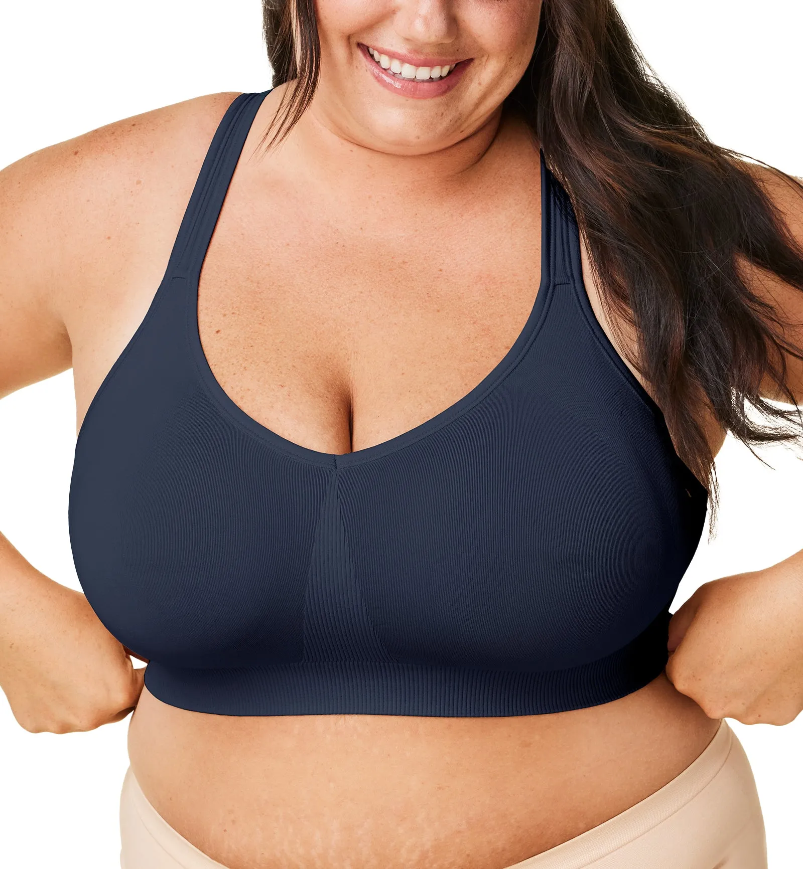 BRAVADO! DESIGNS Everyday Sculpt FULL CUP Wire-Free Bra (11011VFC) - Navy