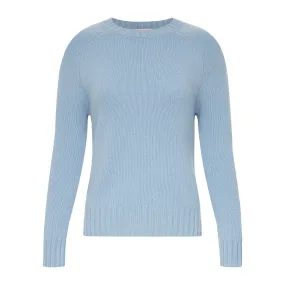 Cashmere Crewneck Sweater - Sky Blue