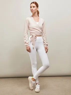 Cashmere Wrap Sweater - Rosewater