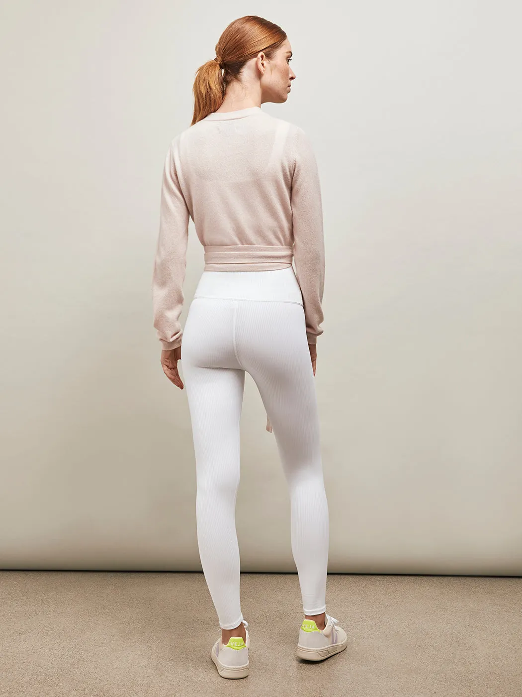 Cashmere Wrap Sweater - Rosewater