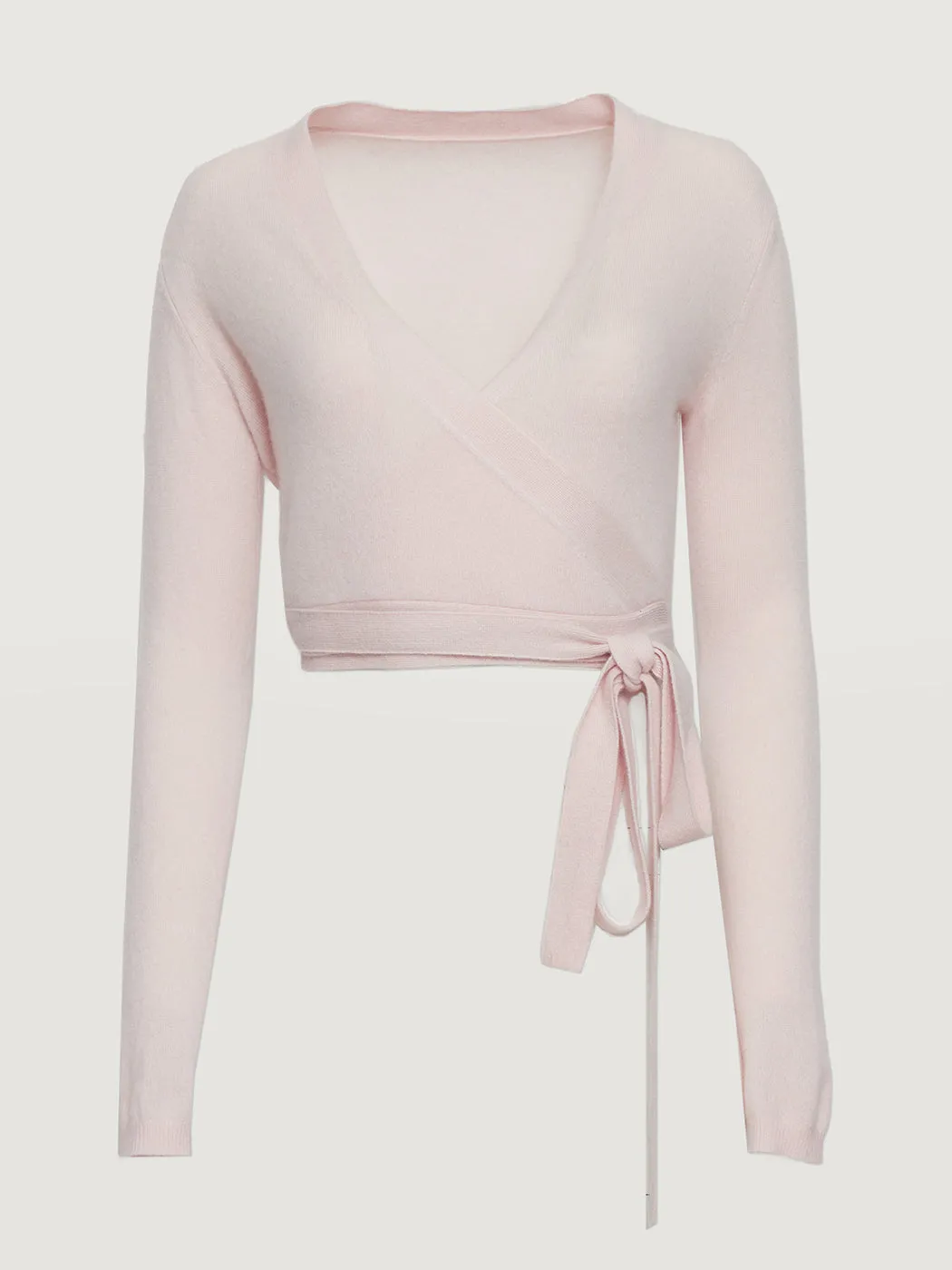 Cashmere Wrap Sweater - Rosewater