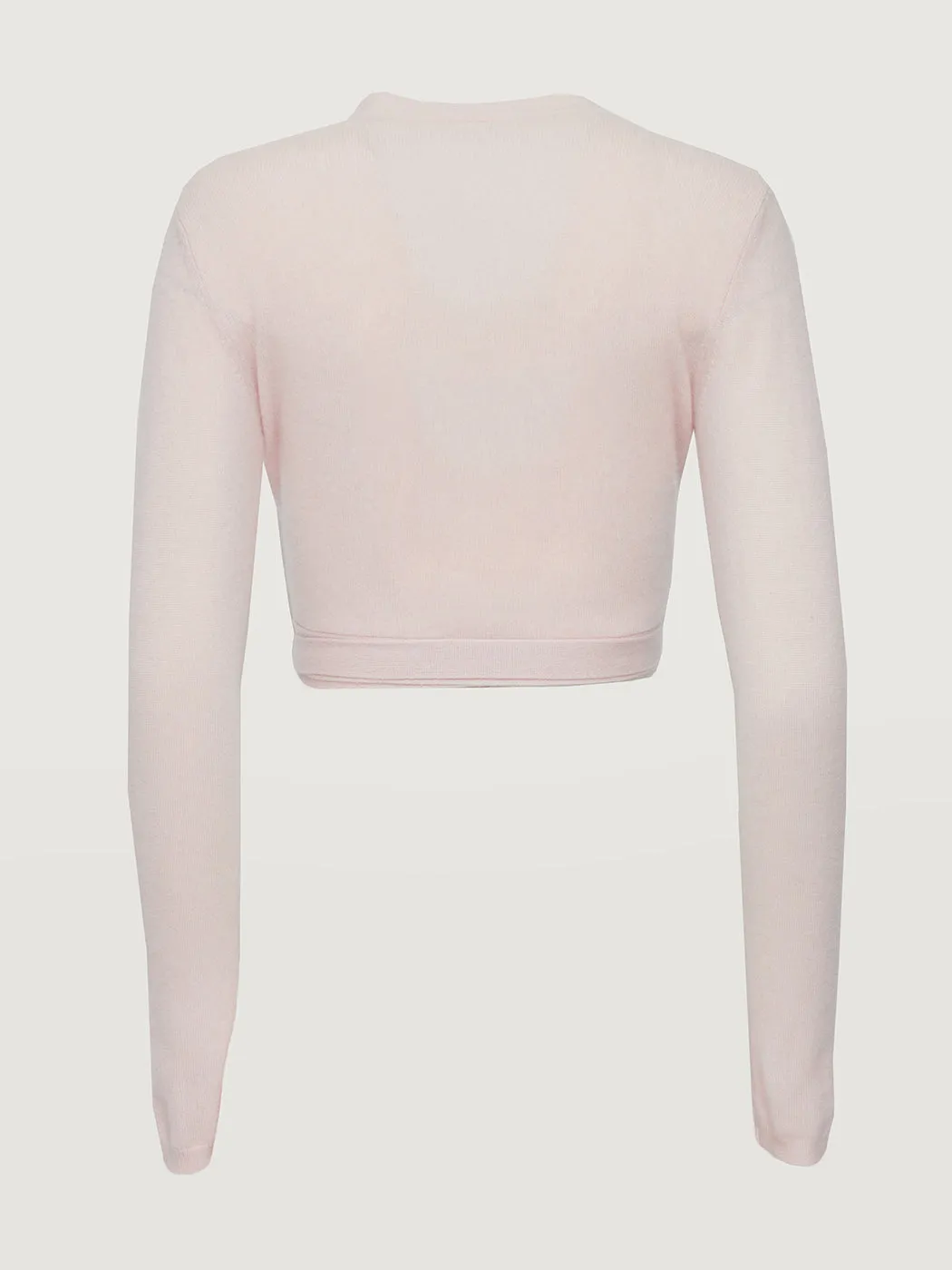 Cashmere Wrap Sweater - Rosewater