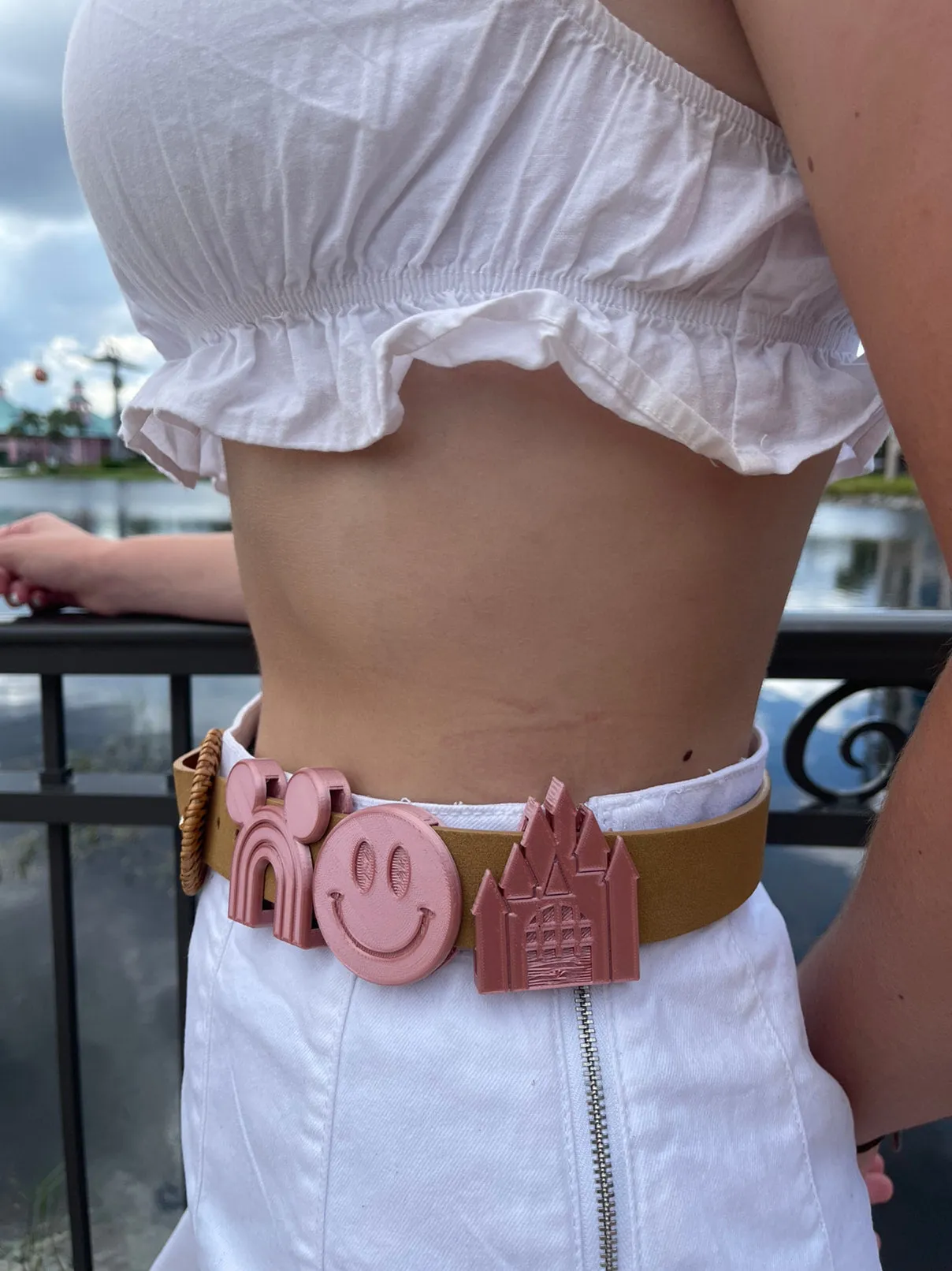 Castle Belt and Bag Charm