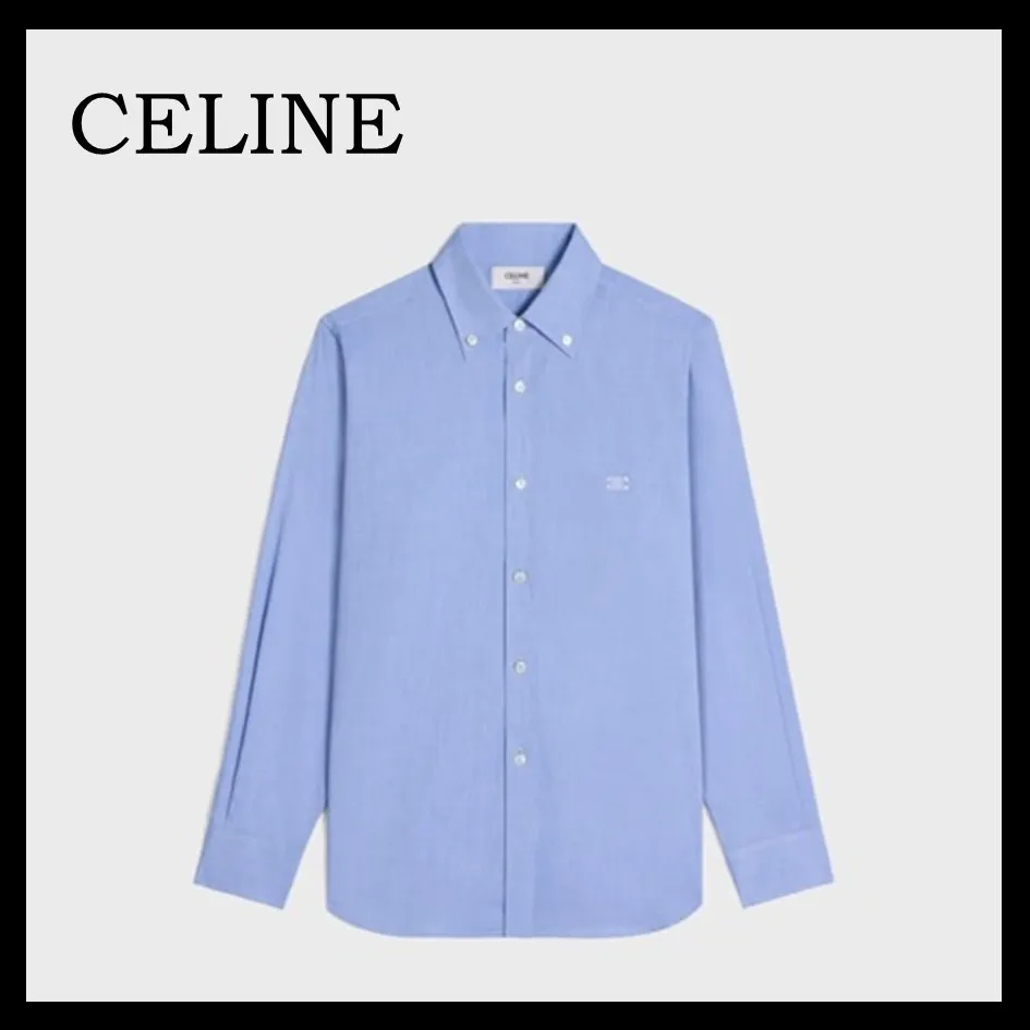 CELINE  |tomboy shirt in cotton chambray