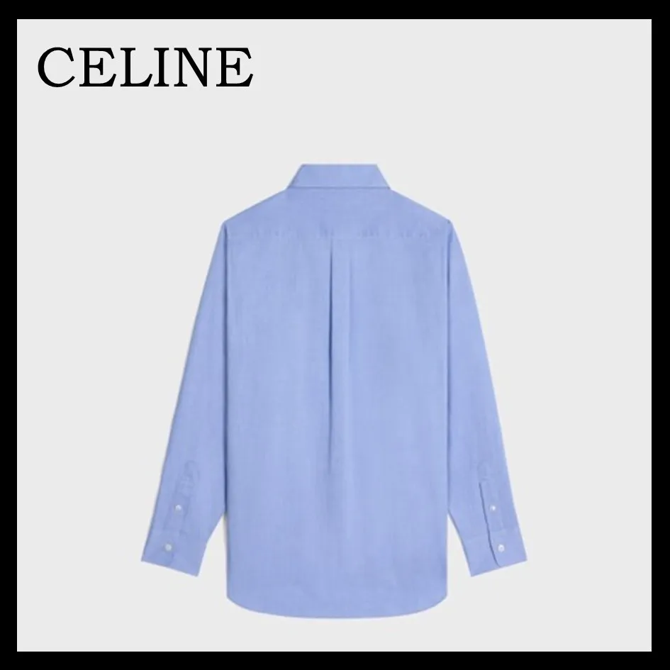 CELINE  |tomboy shirt in cotton chambray