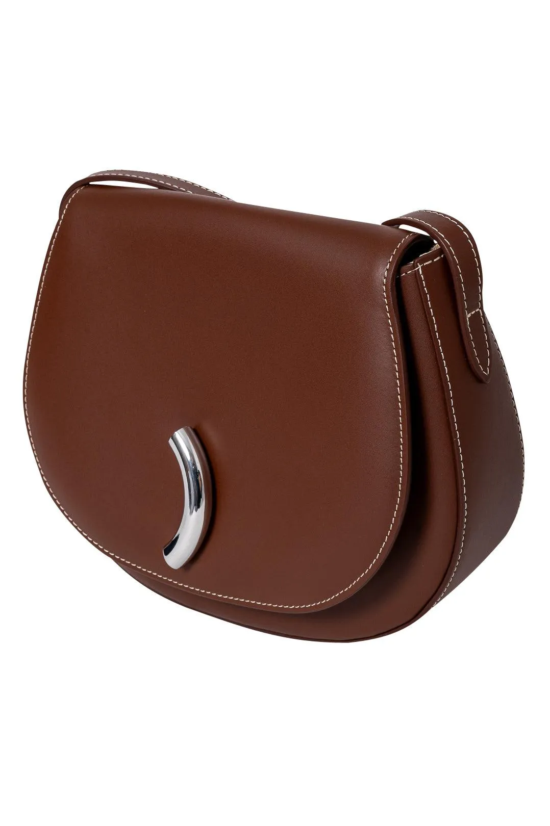 Chestnut Maccheroni Saddle Bag