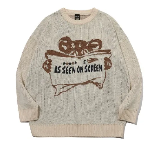 COMPAGNO  |Crew Neck Unisex Street Style Long Sleeves Cotton