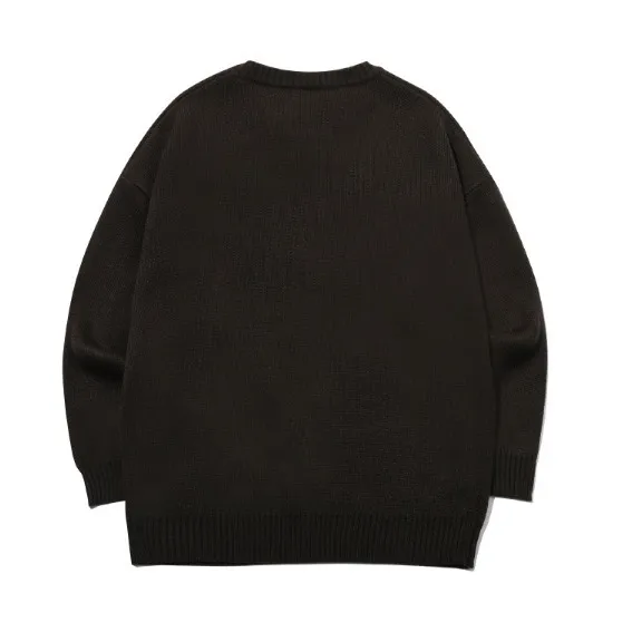 COMPAGNO  |Crew Neck Unisex Street Style Long Sleeves Cotton