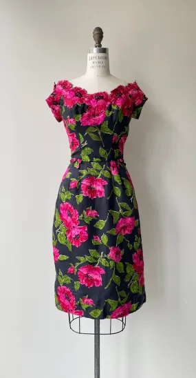 Danae 1950s Silk Dress