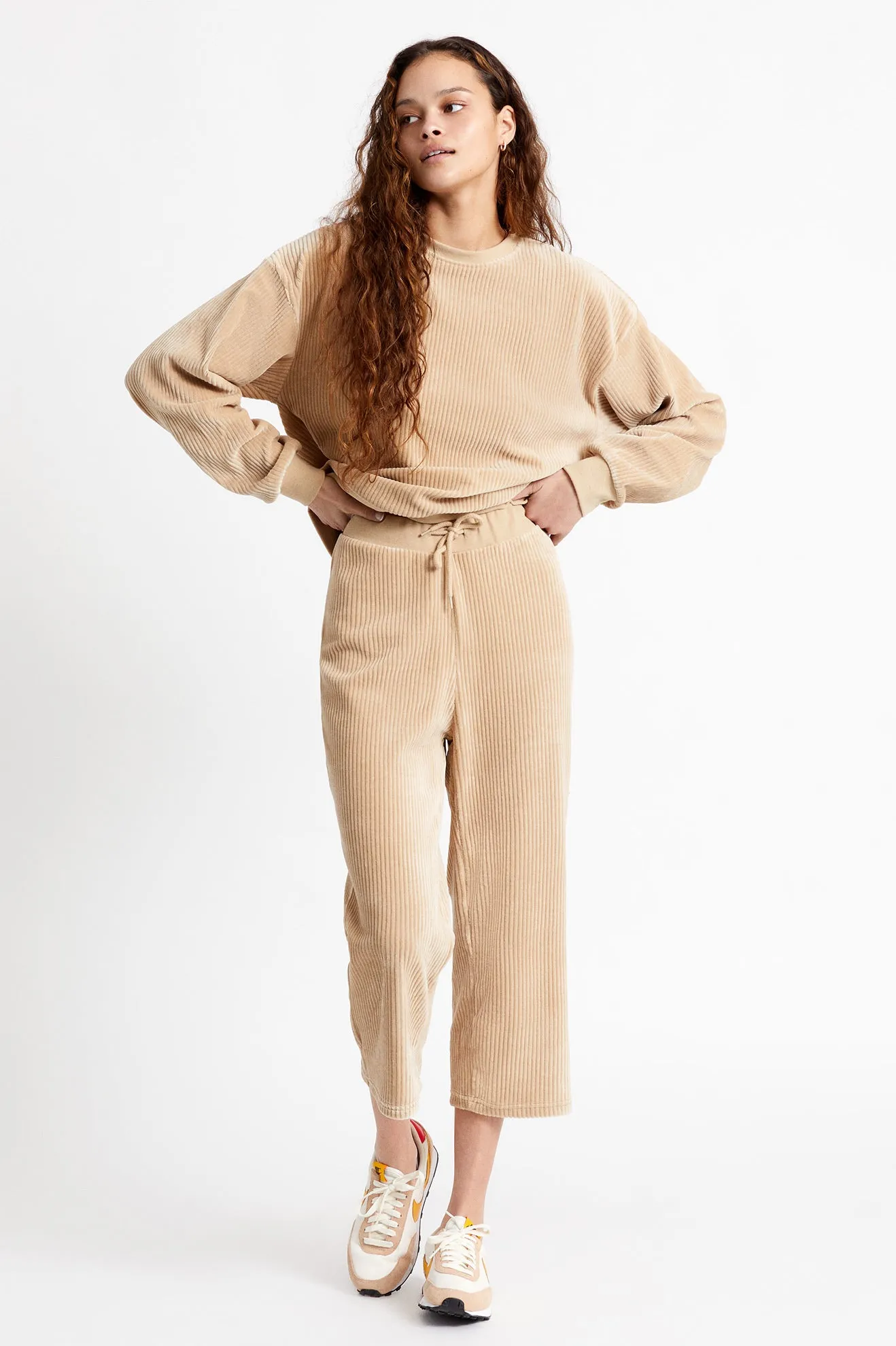 Dazed Crop Pant - Vanilla