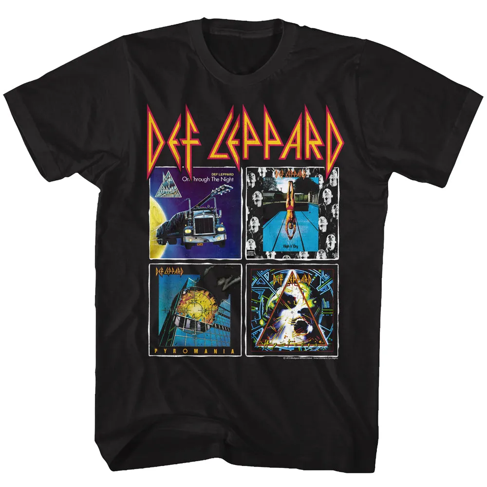 Def Leppard 80's Albums Shirt