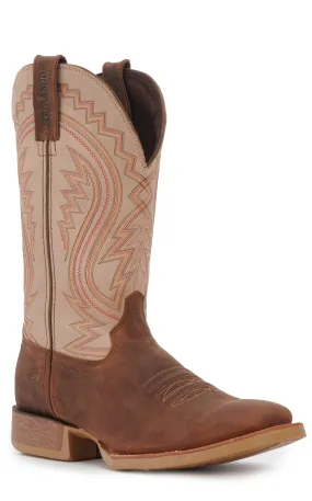 Durango Men's Rebel Pro Coffee Brown and Bone Square Toe Cowboy Boot