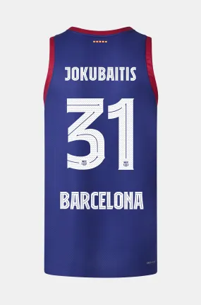 Euroleague FC Barcelona home basketball shirt 23/24 - JOKUBAITIS