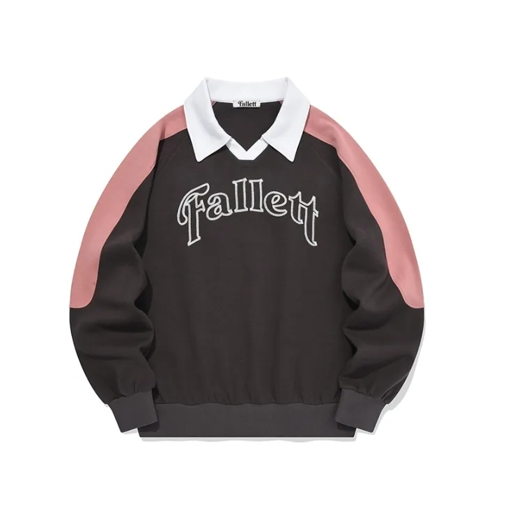 Fallett  |Unisex Street Style Long Sleeves Cotton Logo Sweatshirts