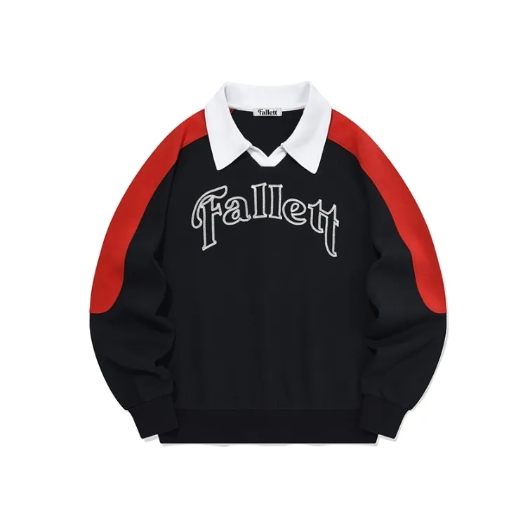 Fallett  |Unisex Street Style Long Sleeves Cotton Logo Sweatshirts