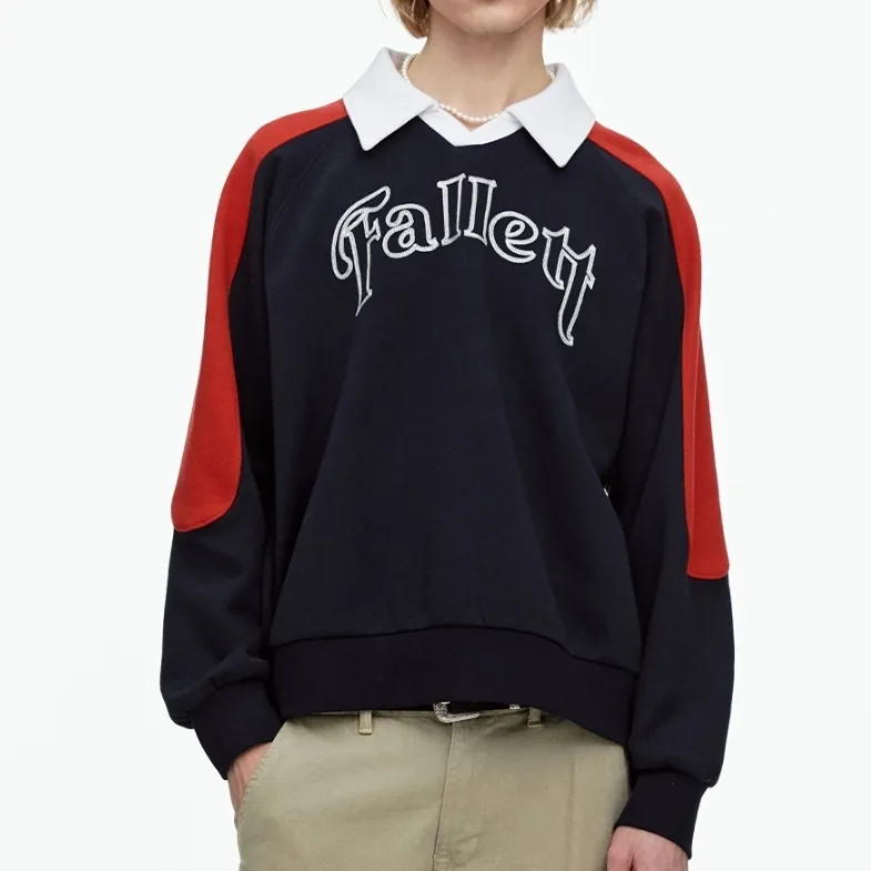 Fallett  |Unisex Street Style Long Sleeves Cotton Logo Sweatshirts