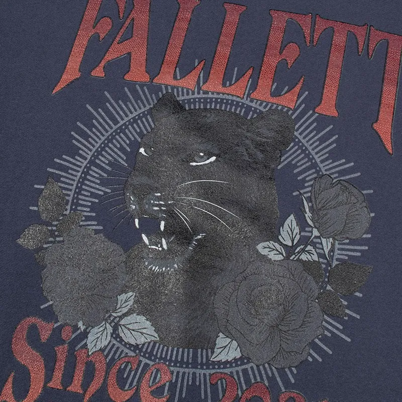 Fallett  |Unisex Street Style Long Sleeves Plain Cotton Logo