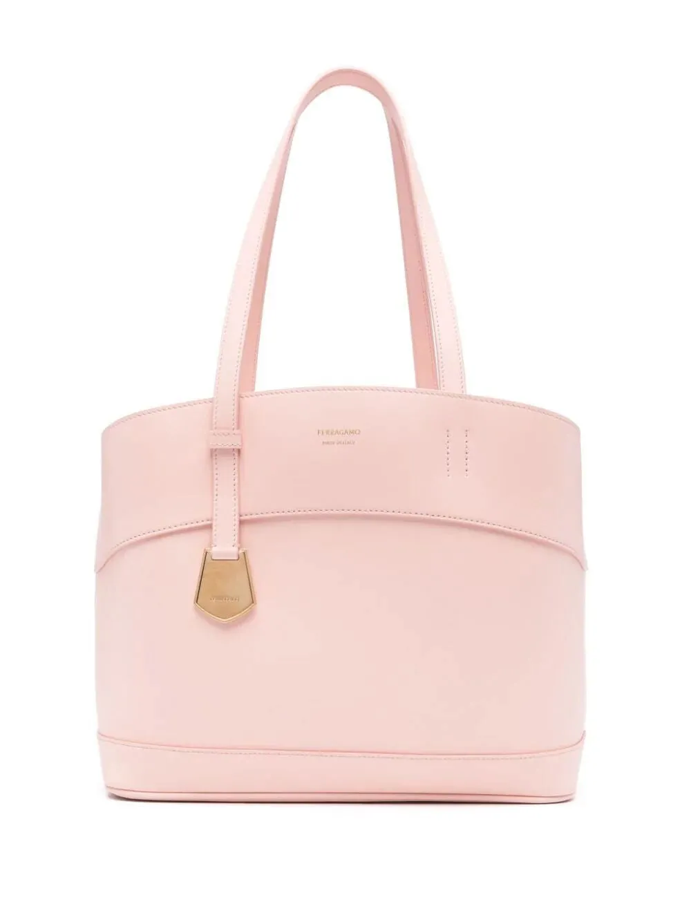 FERRAGAMO Charming Mini Tote - Pink & Purple Leather