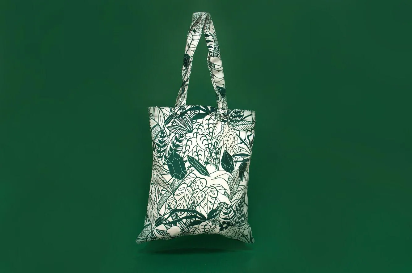 FFSG X nana & bird Wander Gems Tote in Blanc