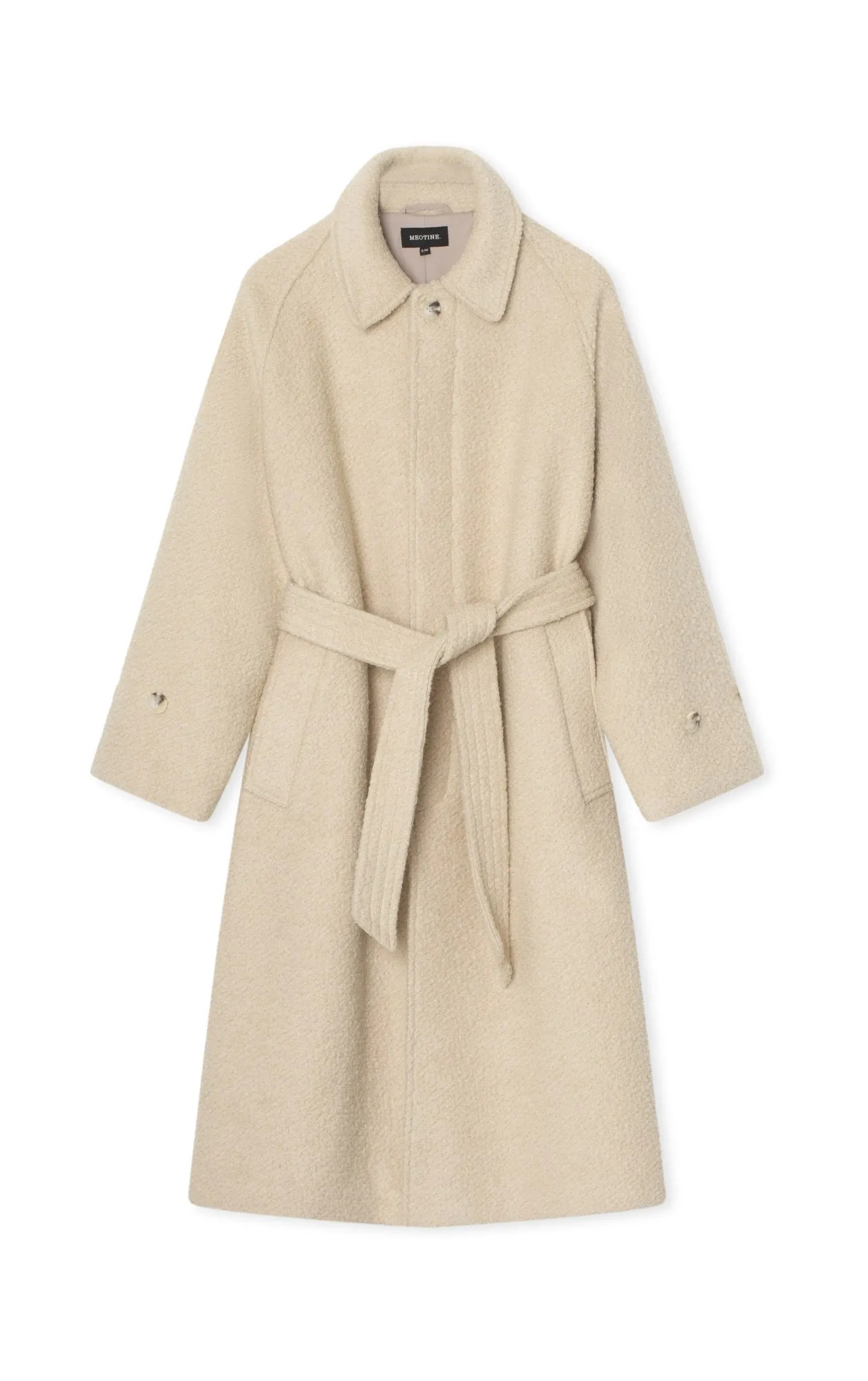 GIA BOUCLE COAT - CREME