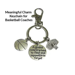 GIFTS FOR BASKETBALL COACHES KEYCHAIN