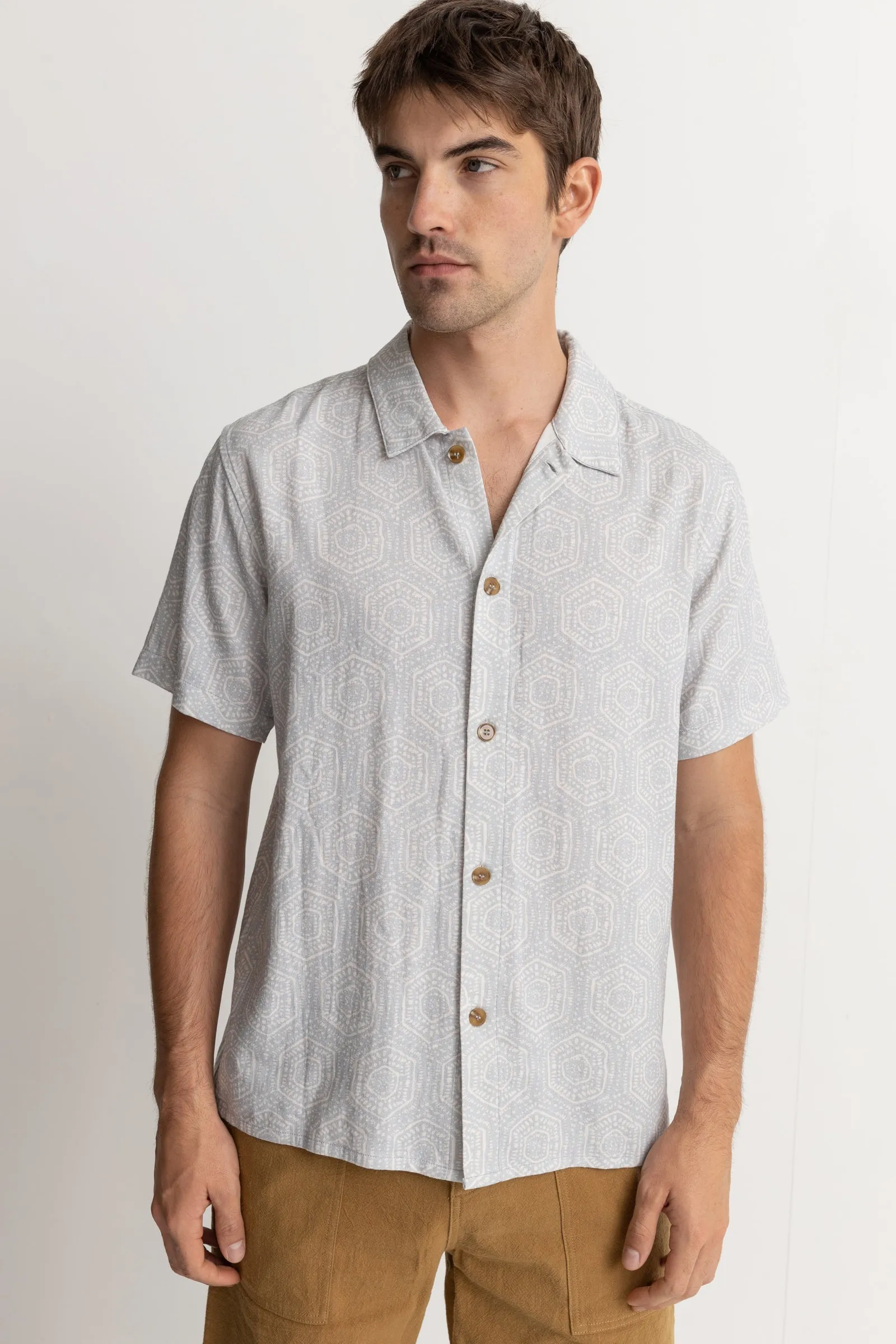 Gleam Ss Shirt Sea Foam