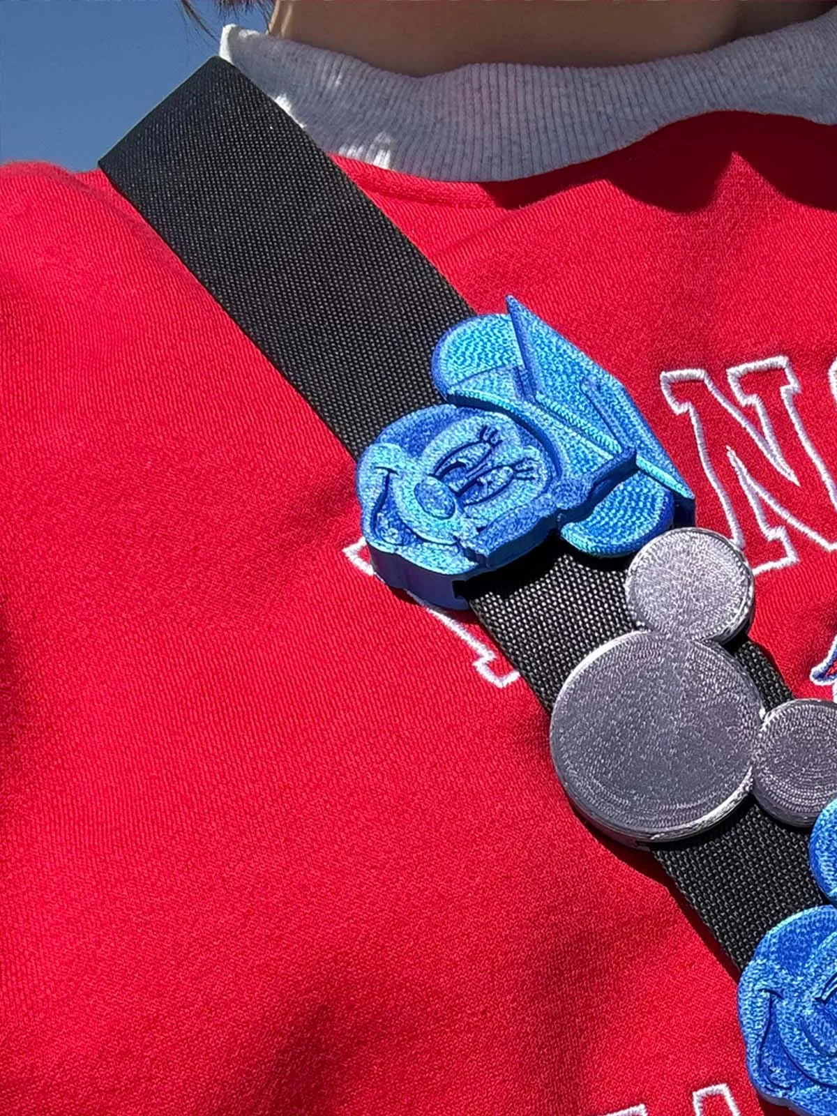 Grad Cap Mick and Minn Belt and Bag Charms