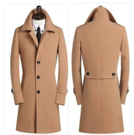 Harvey Wool Coat For Men