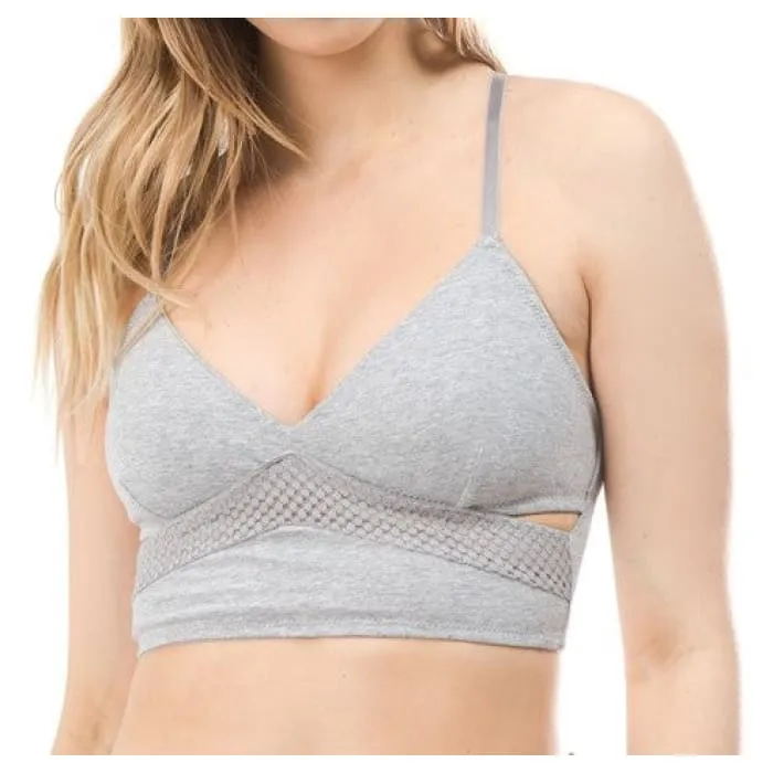 Heather Gray Sport/Sleep Bra