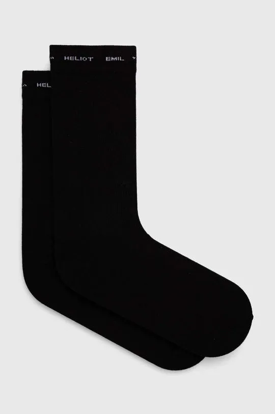 Heliot Emil socks black color HE.16.45.C01