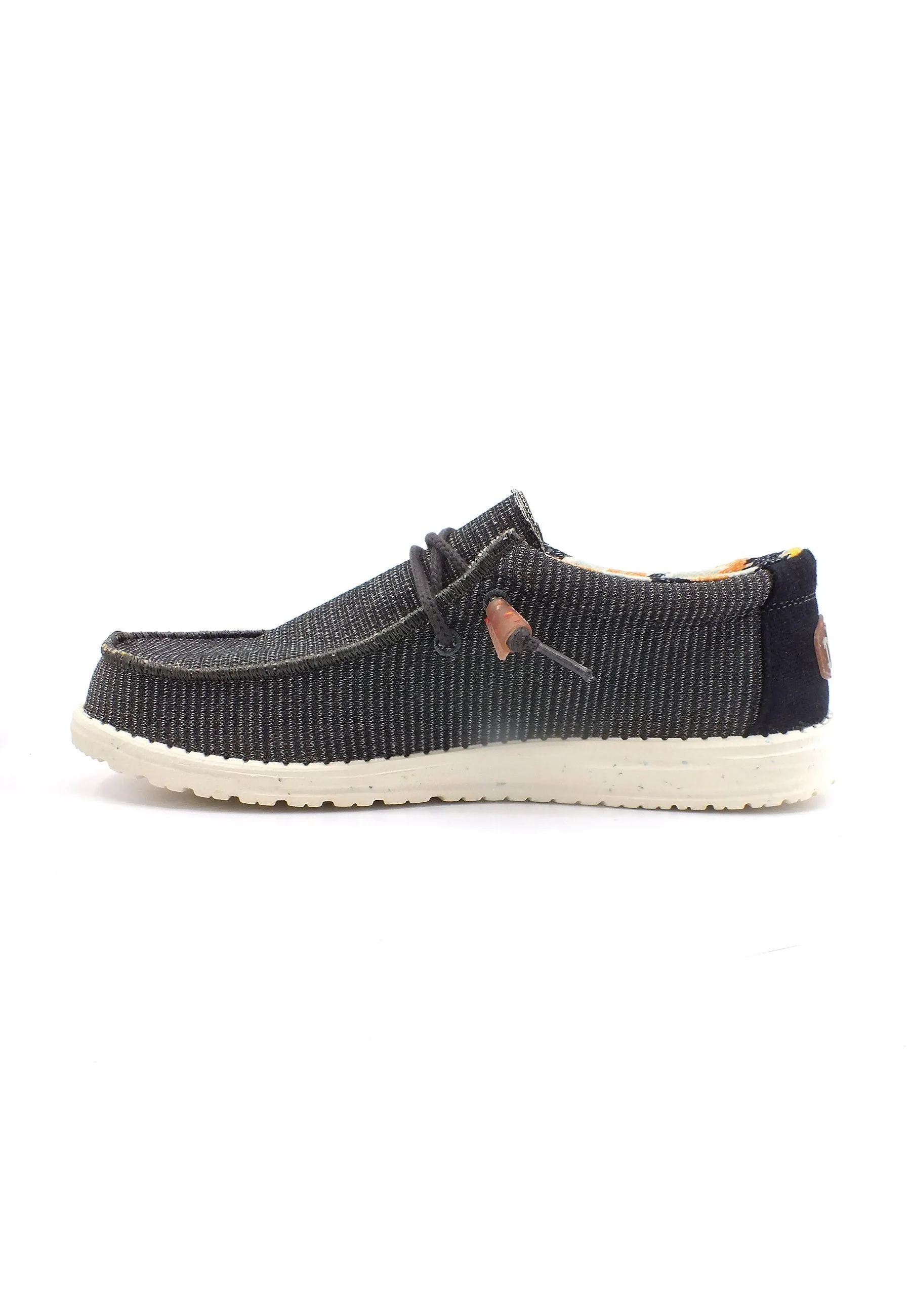 HEY DUDE Wally Knit Sneaker Vela Uomo Charcoal 40007-025