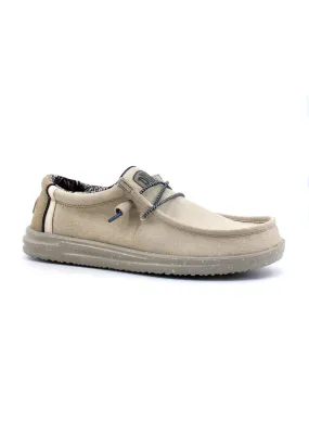 HEY DUDE Wally Sneaker Vela Uomo Sand Dollar 40013-2AT