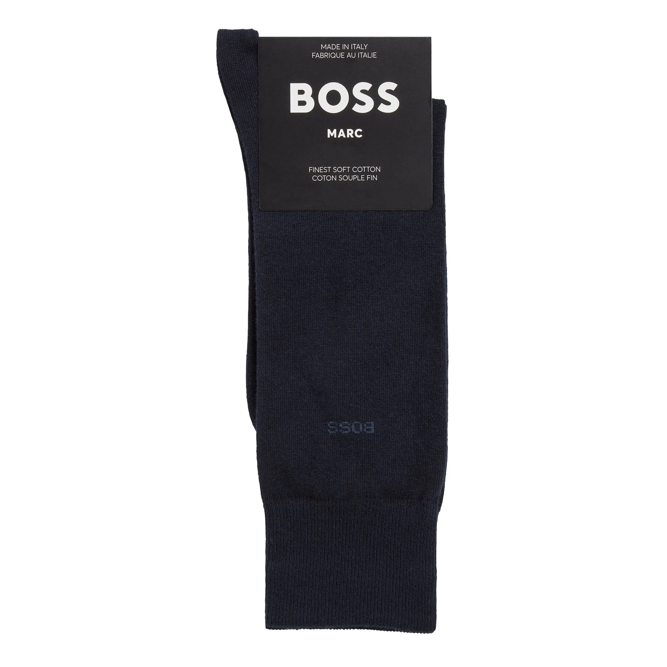 Hugo Boss Marc Regular Length Logo Dark Navy Socks