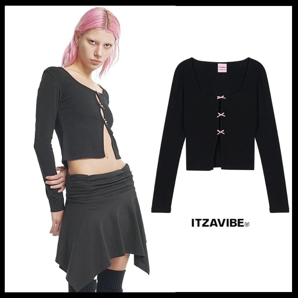 ITZAVIBE  |Casual Style Blended Fabrics Street Style Long Sleeves Plain